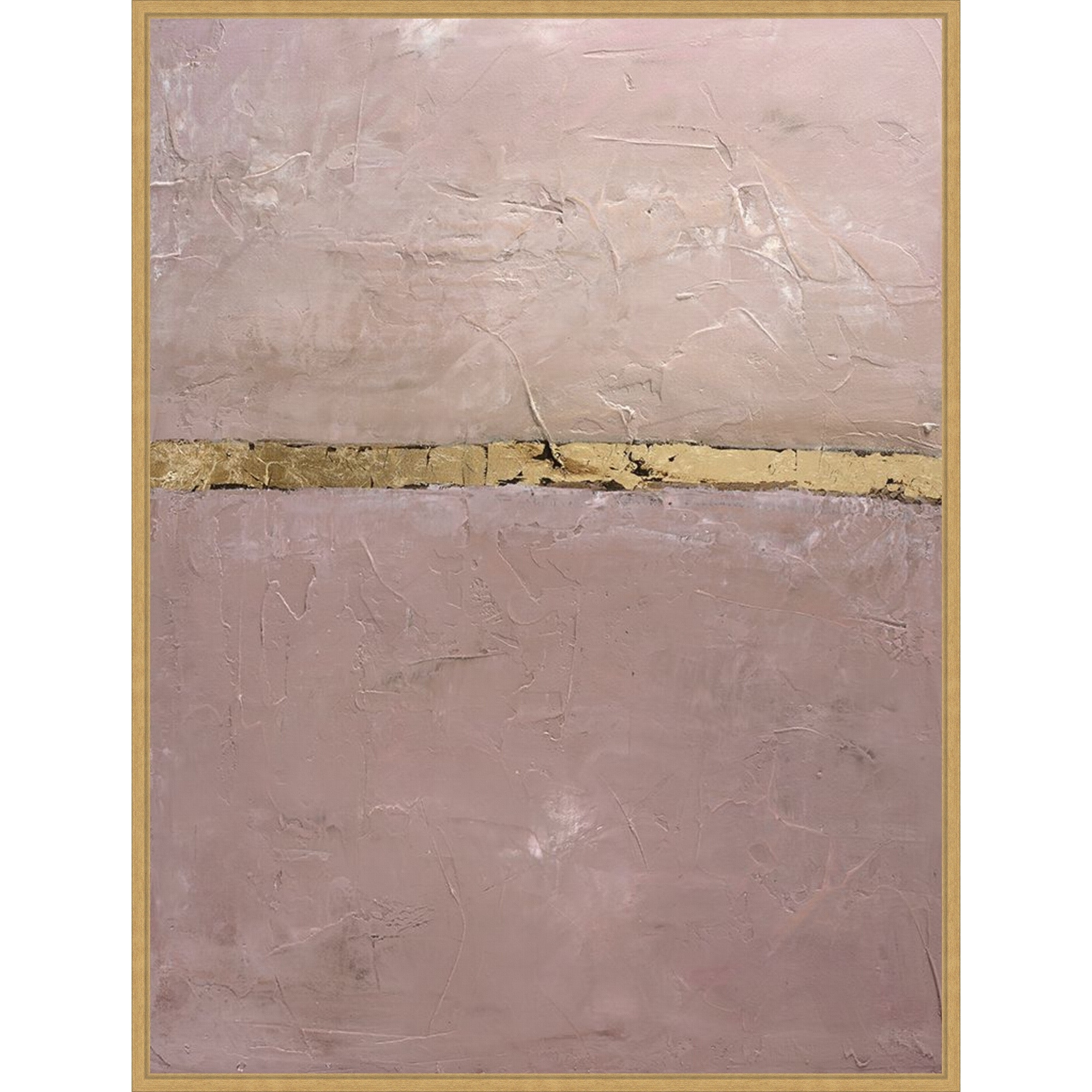 Rituals Rose by Design Fabrikken Framed Canvas Wall Art Print - Sylvie Bright Gold