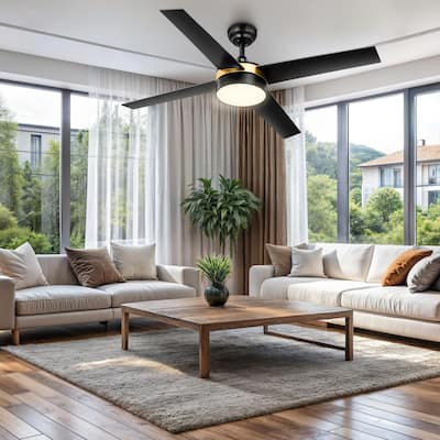 52 Inch Ceiling Fans with Light and Remote