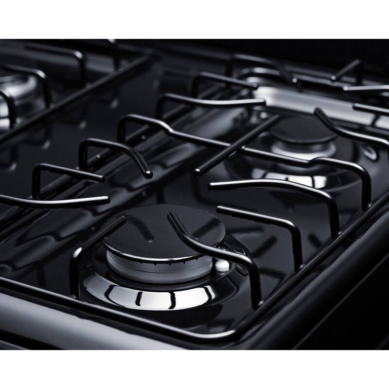 Summit RG2402 20" Wide 4 Burner Natural Gas Rangetop with Continuous