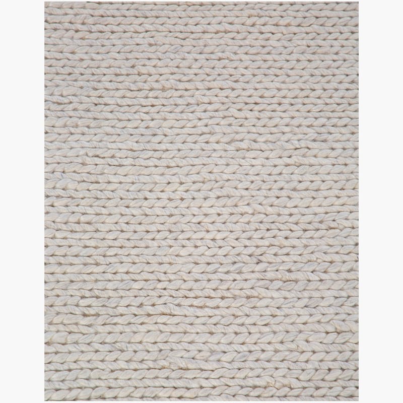 Ben Soleimani Braided New Zealand Wool and Viscose Hand Woven Rug