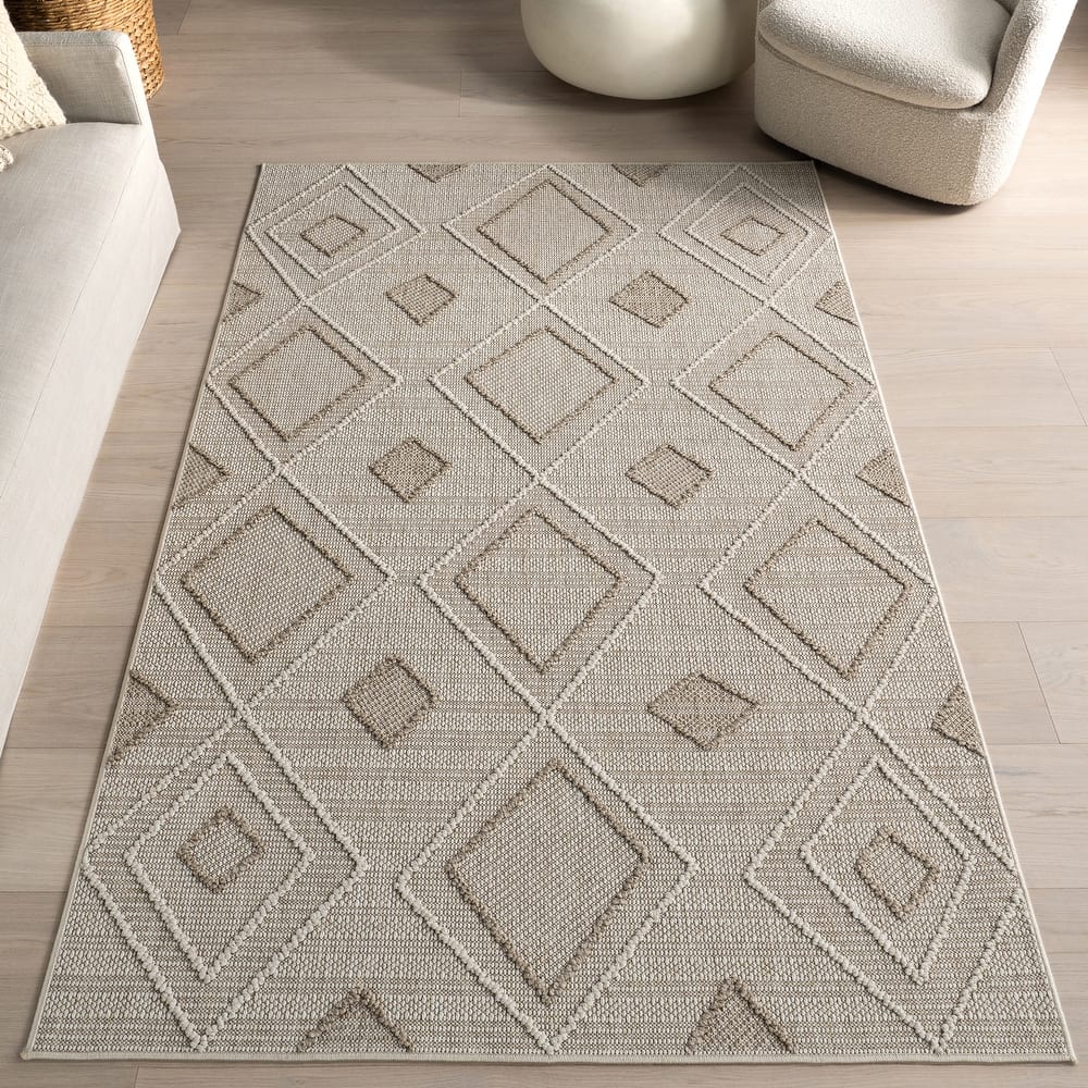 Nuloom Maline Geometric Indoor/Outdoor Area Rug