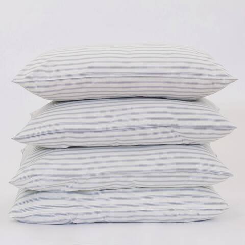 Granny Stripe Soft/Medium Density 4 Pack Down Alternative Pillows