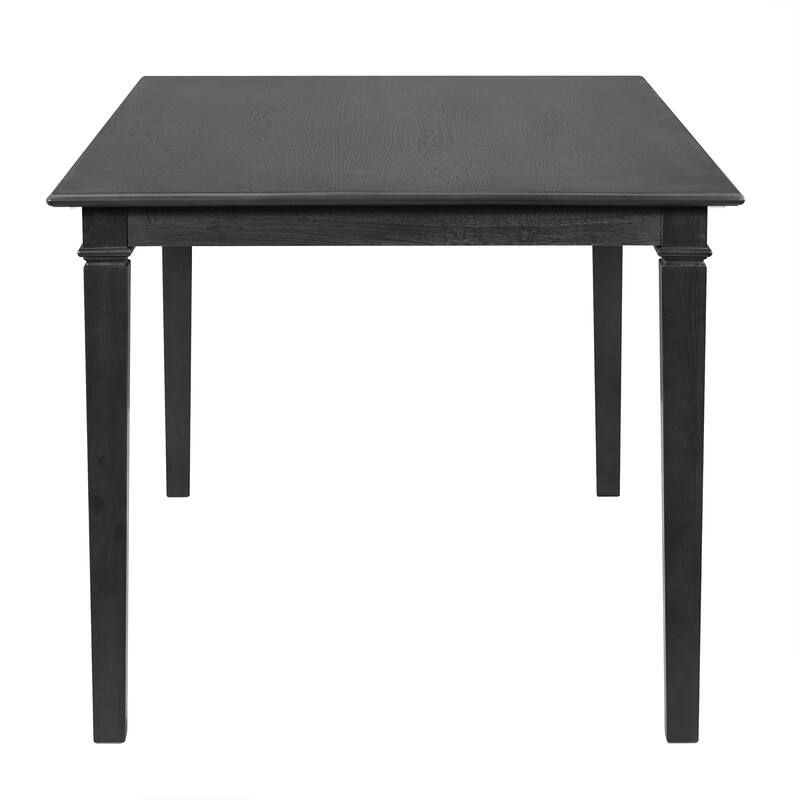 Retro 6-Piece Dining Room Set, Classic Wooden Table with 4 Chairs and Bench for Stylish Kitchen Decor