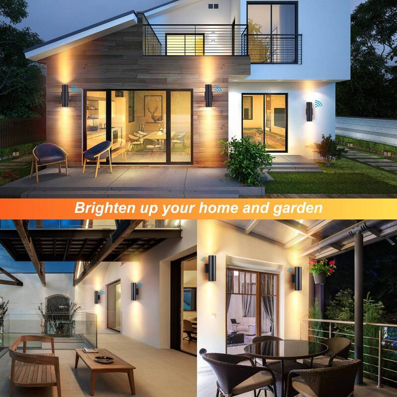 Dusk to Dawn Outdoor Lighting Sensor Wall Lights, IP65 Waterproof Aluminum for Porch Patio etc