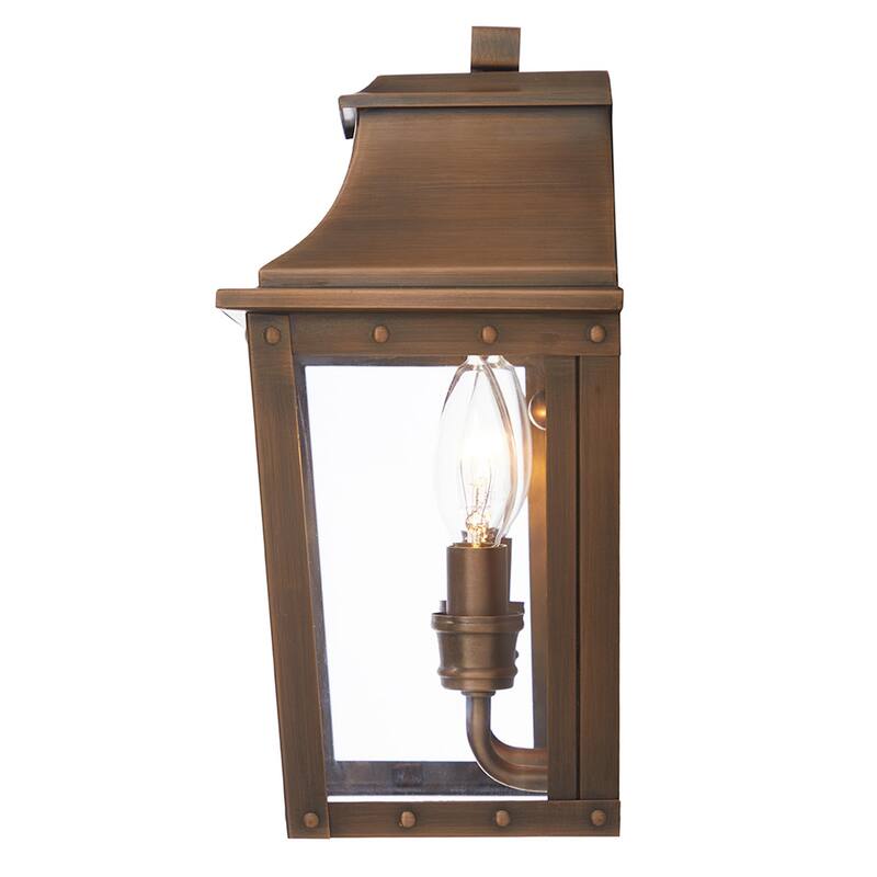 Coventry 2-light Copper Patina Outdoor Wall Mount
