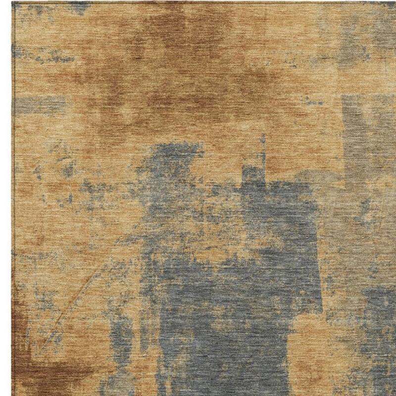 HomeRoots Abstract Transitional Rectangle Outdoor Rug