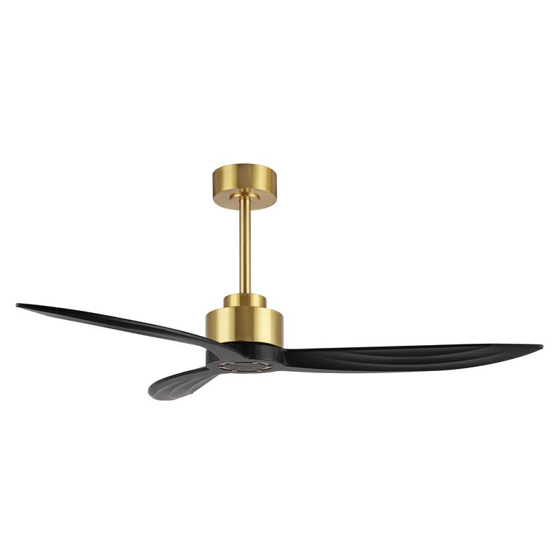 WINGBO 52" and 64" 3-Blades Indoor Celiing Fan without Light, DC Motor