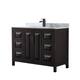 Option Dark Espresso / White Carrara Marble Top / Matte