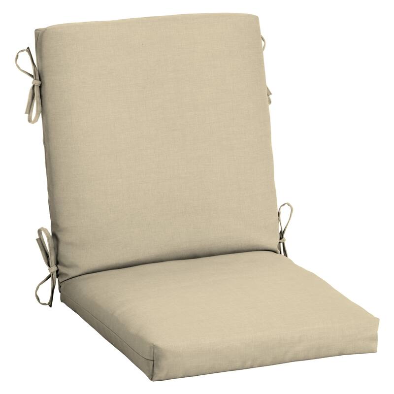 ARDEN Outdoor Cushion Set - 16.5 in L x 18 in W x 3.5 in H - Taupe Leala Texture