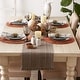 preview thumbnail 67 of 73, DII Variegated Taupe Fringe Table Runner 13x72