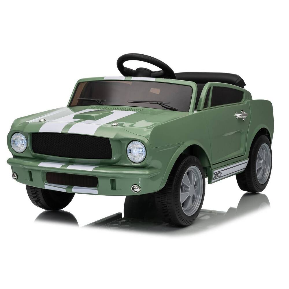 12v Electric Vehicle Licensed Shelby GT350 Ride on Car Toy for Kids Best Gifts
