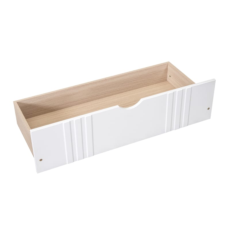 Twin Size Daybed Wood Bed with Two Drawers