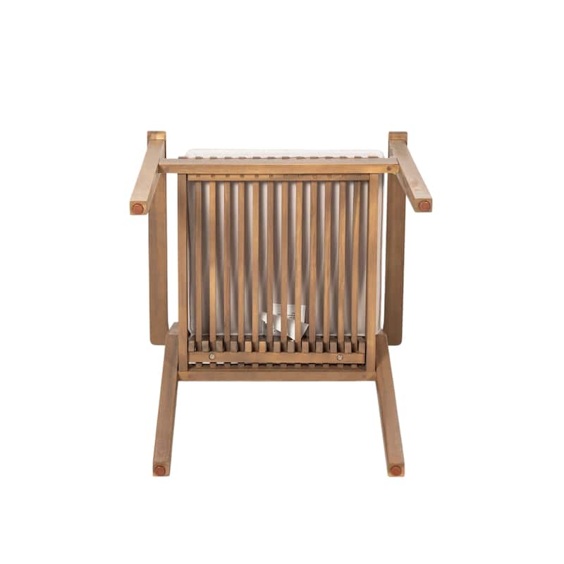 Christopher Knight Home - Calanthe Acacia Wood Patio Dining Chair（Set of 2）