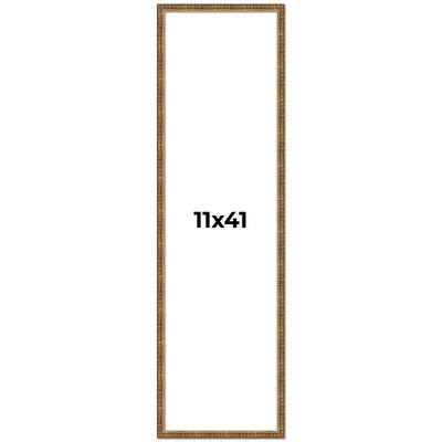 11x41 Frame Gold Kingsley Distressed Solid Wood Picture Frame Width