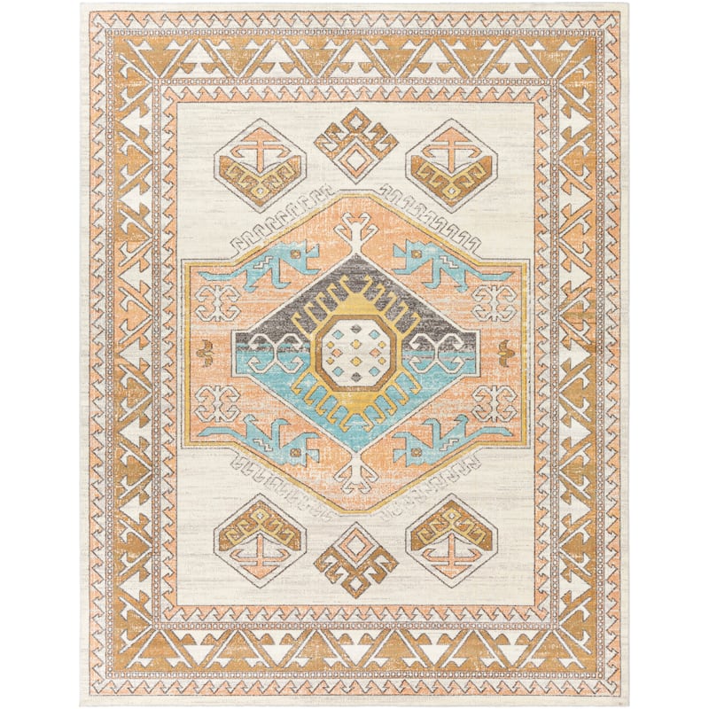 Livabliss Tedros Indoor/ Outdoor Tribal Area Rug