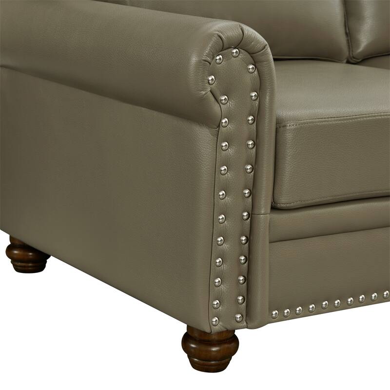 Living Room Sofa with Storage Sofa 1+2+3 Sectional,Faux Leather