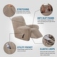 preview thumbnail 2 of 19, Enova Home Velvet Spandex Recliner Chair Slipcover with Elastic Bottom Side Pocket