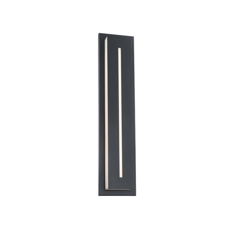 Midnight LED 16in Indoor or Outdoor Wall Light 3-CCT 3000K-3500K-4000K Set to 3000K