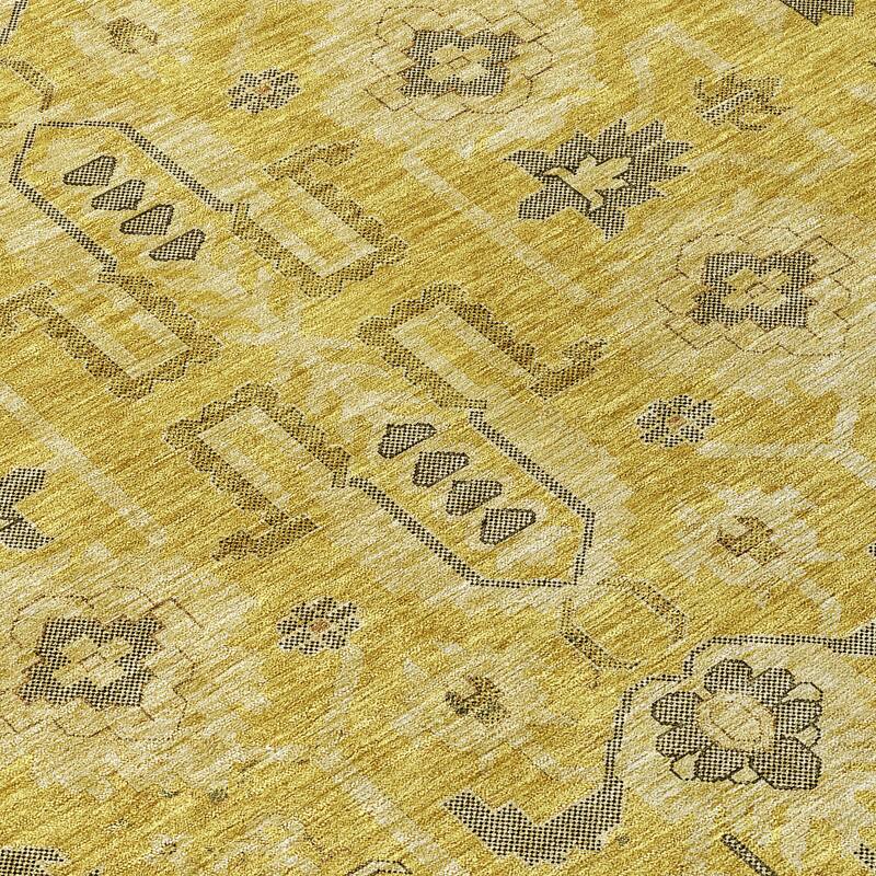 Machine Washable Indoor/ Outdoor Chantille Boho Rug