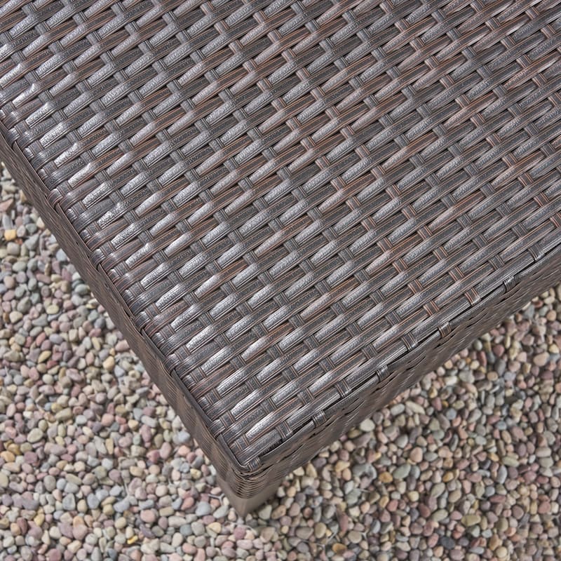 Rattan Storage Bench