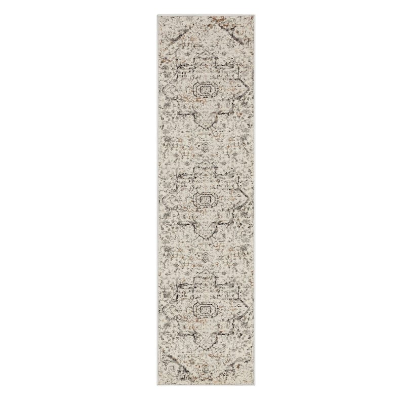 Mohawk Home Paris Floral Ornamental Medallion Woven Area Rug