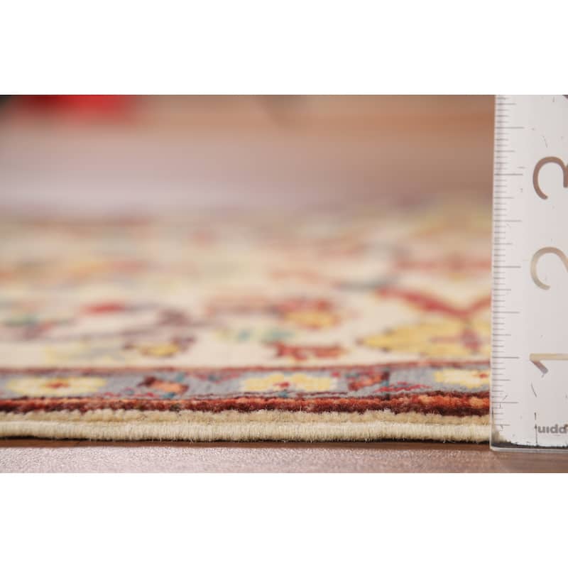 Floral Kazak Oriental Foyer Rug Hand-Knotted Wool Carpet - 2'0" x 3'0"