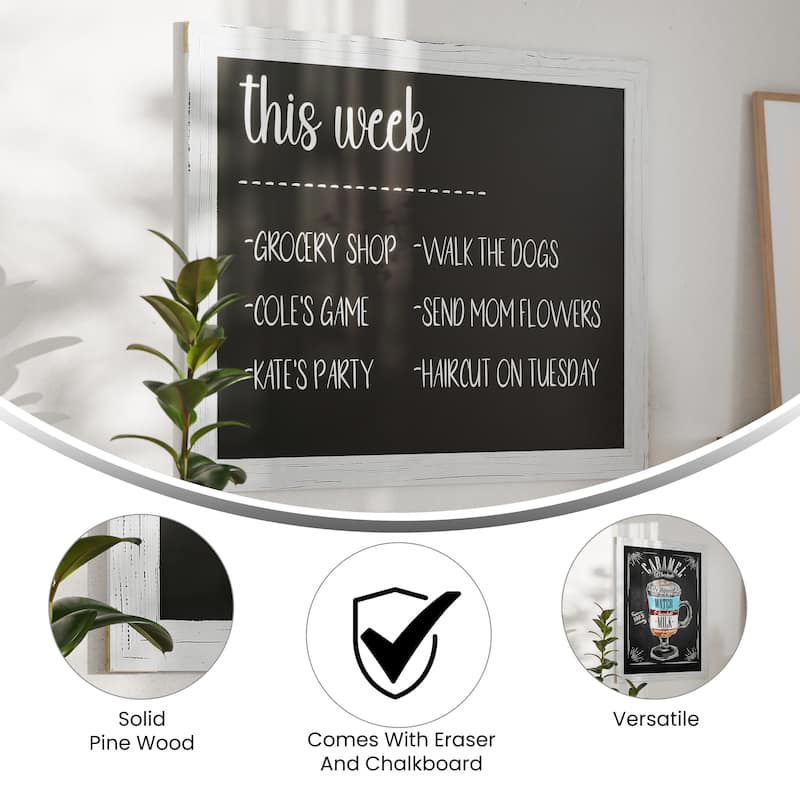 Wall Mounted Magnetic Chalkboard
