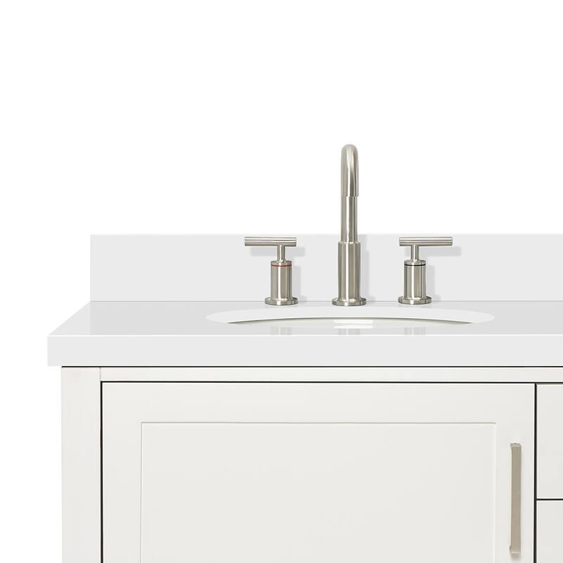 Ariel R073DWQOVO Bayhill 73" Free Standing Double Basin Vanity Set