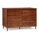 preview thumbnail 8 of 39, Middlebrook Bullrushes 6-drawer Solid Wood Dresser
