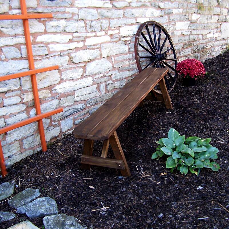 Pressure Treated Pine 6' Traditional Bench