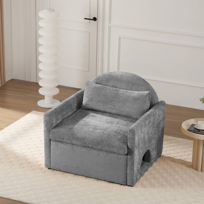 Oversized Armchair with Removable Cushions