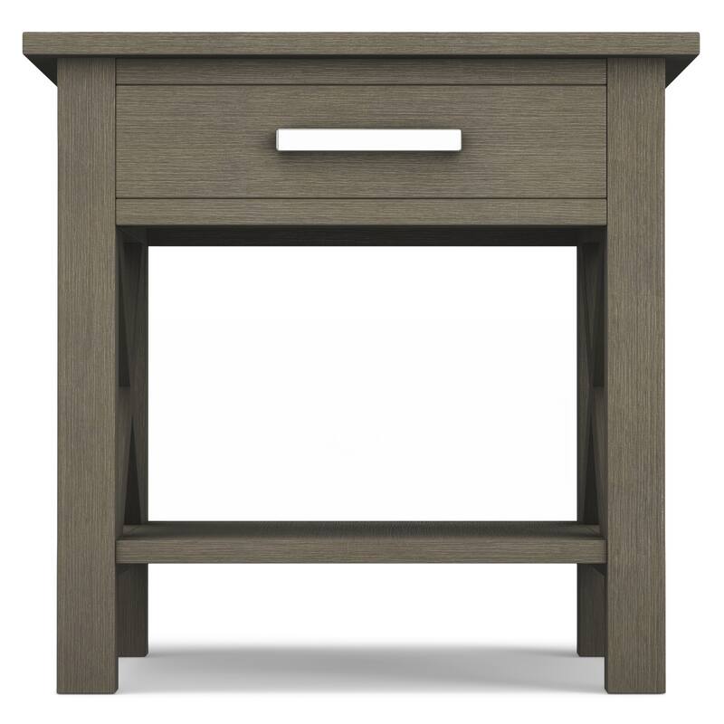 WYNDENHALL Waterloo SOLID WOOD 21 inch Wide Square Contemporary End Side Table - 21 inch Wide