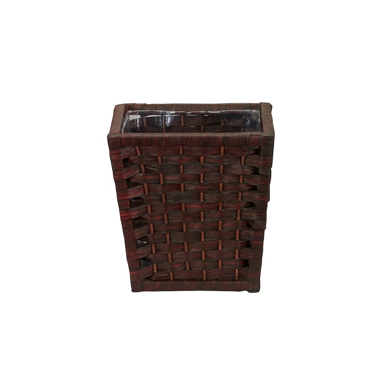 Household Essentials Paper Rope Wicker Waste Basket