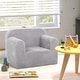 preview thumbnail 12 of 20, Kids Armchair Toddler Couch Baby Sofa Chair with Sherpa Fabric Grey-New