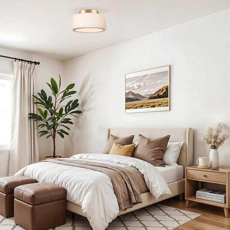 Haven Flush Mount - Gold