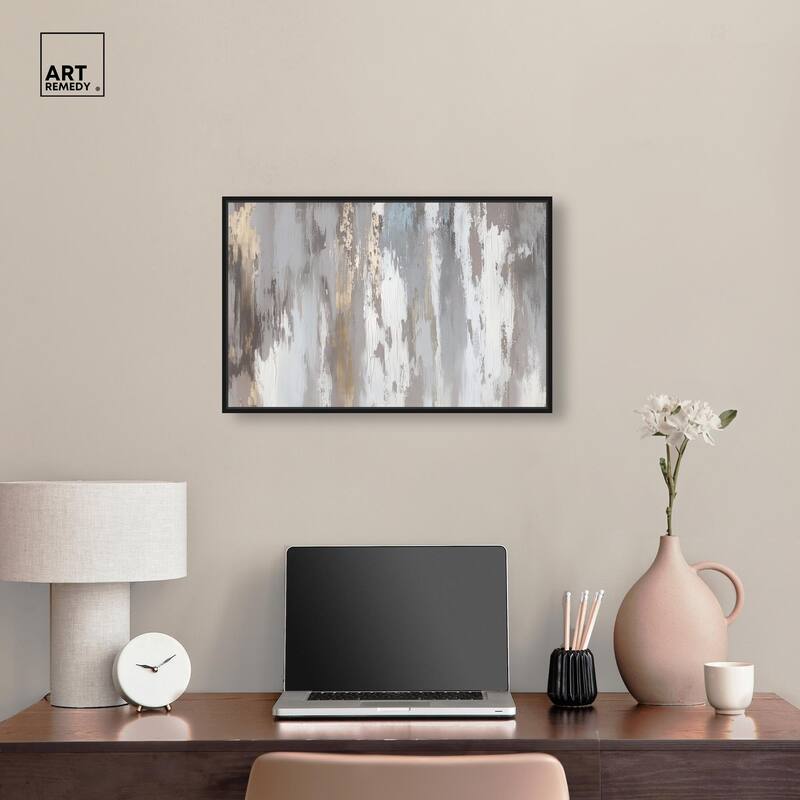 Flooding Gold I Canvas by Art Remedy