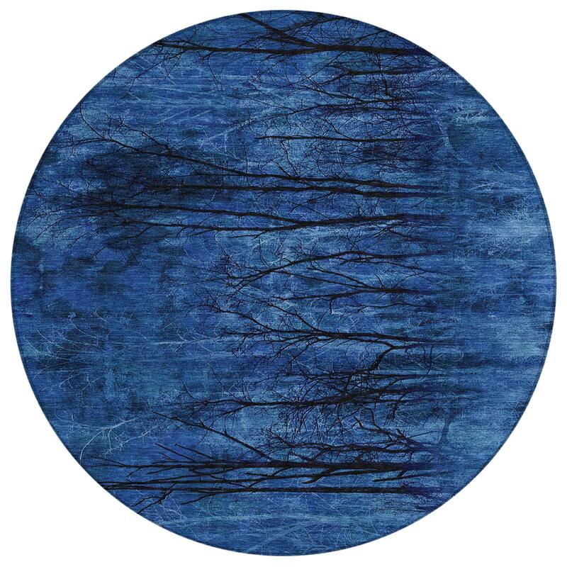 HomeRoots Floral Transitional Rectangle Outdoor Rug