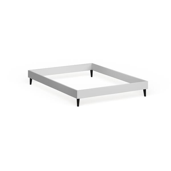 Tessie Queen Bed Frame with Squared Tapered Legs On Sale Bed Bath