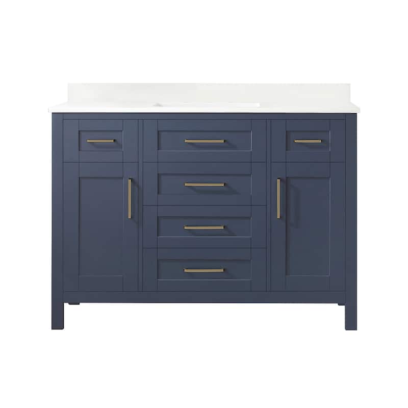 OVE Decors Tahoe 48 Midnight Blue Vanity