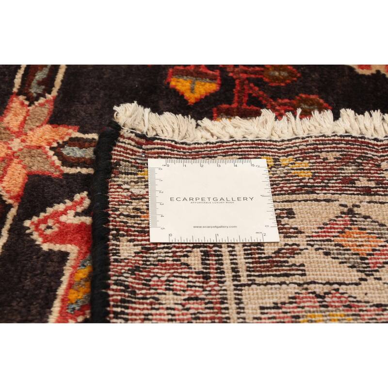 ECARPETGALLERY Hand-knotted Anadol Black Wool Rug - 7'7 x 4'6