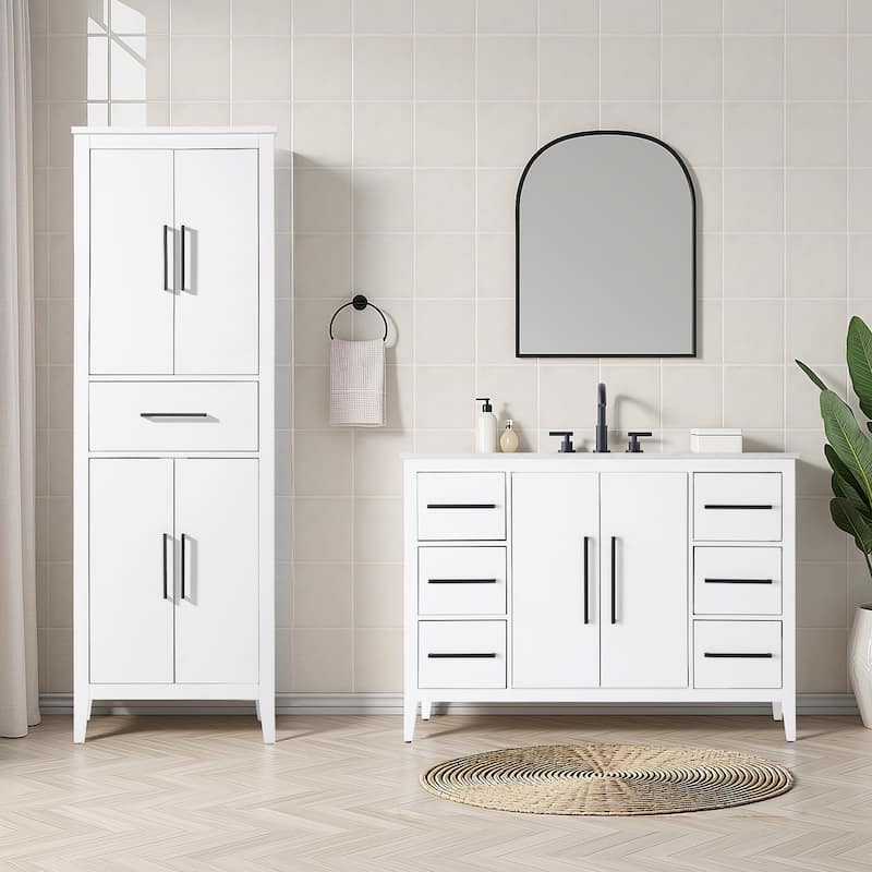 Laura 16-28 Inch Bath Storage Cabinet