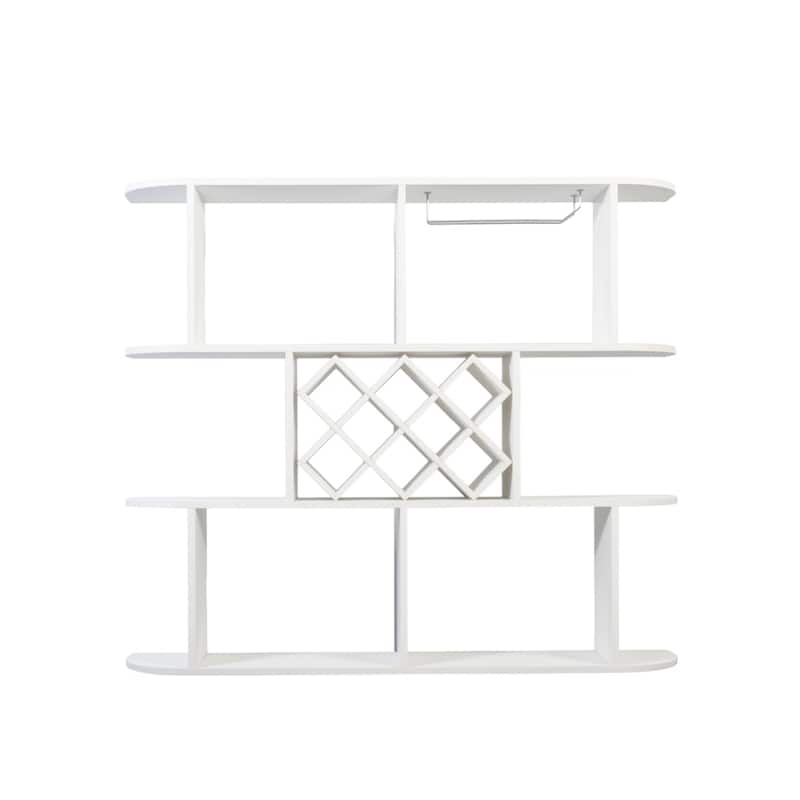 Wall Mounted 3 Tier Bottle Wine Rack,Wooden Wall Mounted Wine Rack