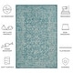 preview thumbnail 145 of 180, SAFAVIEH Courtyard Aquata Indoor/ Outdoor Waterproof Patio Backyard Rug