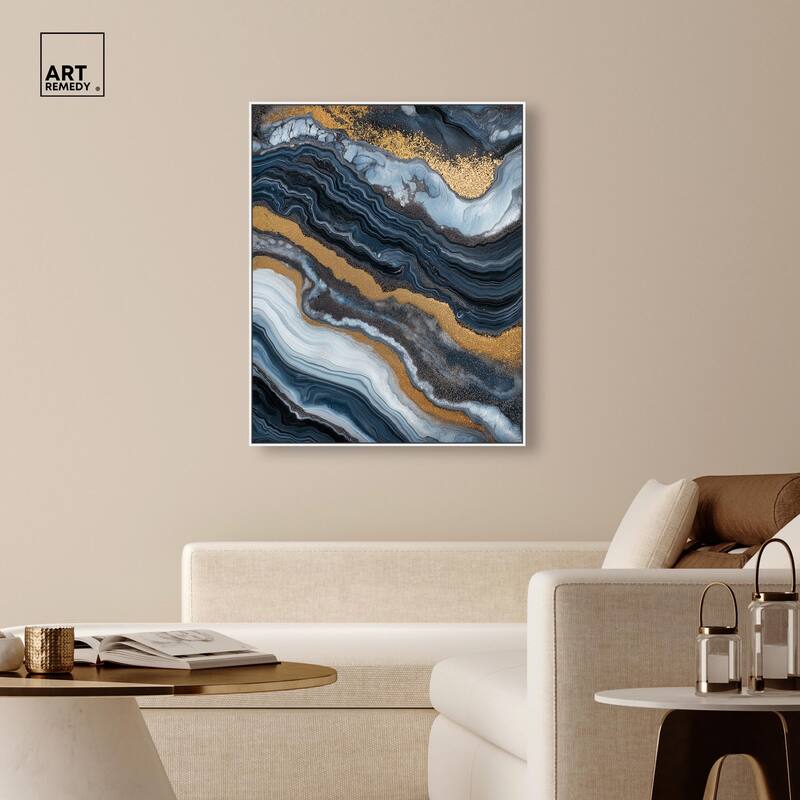 Acrylic Flow I Canvas by Art Remedy
