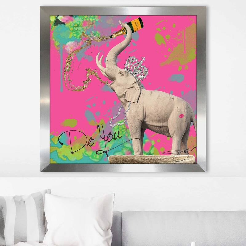 "Elephant, Do You" by Jodi Print on Acrylic