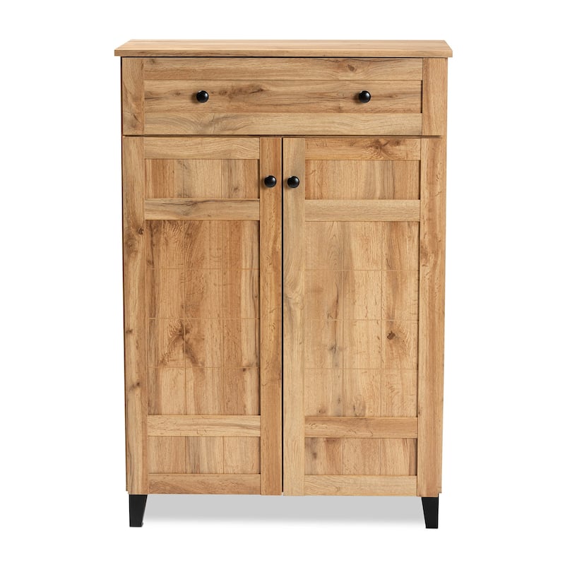 Glidden Modern & Contemporary 1-Drawer Wood Shoe Storage Cabinet