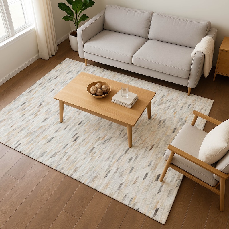 Premium Washable Super Soft Modern Mosaic Mayfield Rug
