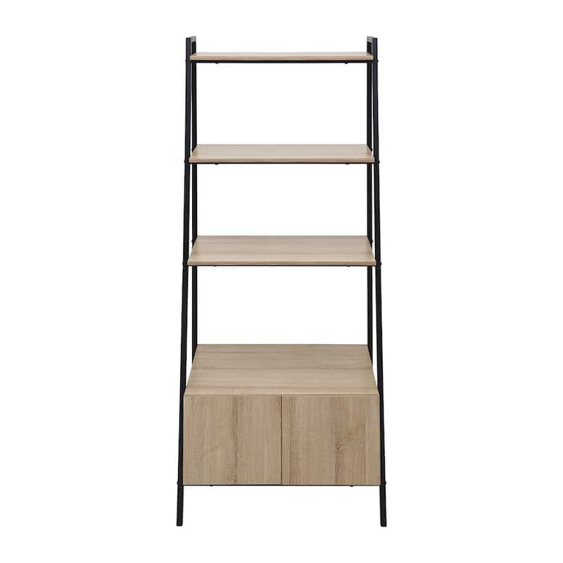 4 Tier Book Case with Cabinet - N/A