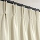 preview thumbnail 23 of 42, Exclusive Fabrics Solid Faux Dupioni Pleated Blackout Curtain Panel