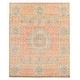 preview thumbnail 1 of 7, ECARPETGALLERY Hand-knotted Jules Serapi Coral Wool Rug - 8'0 x 10'0 Coral - 8'0 x 10'0